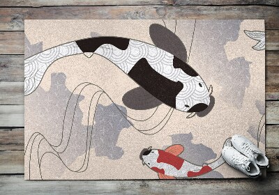 Doormat Fish koi