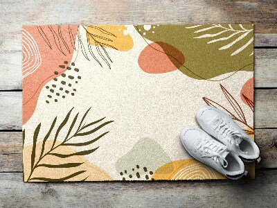 Doormat Geometric plant