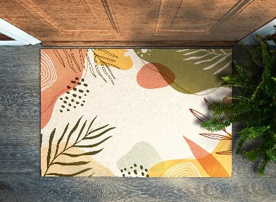 Doormat Geometric plant