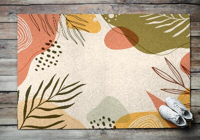 Doormat Geometric plant