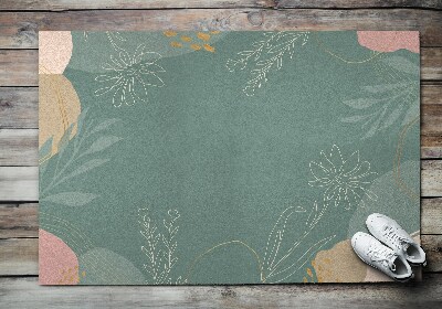 Doormat Field rug flowers