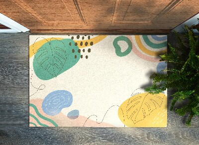 Doormat Geometric abstraction