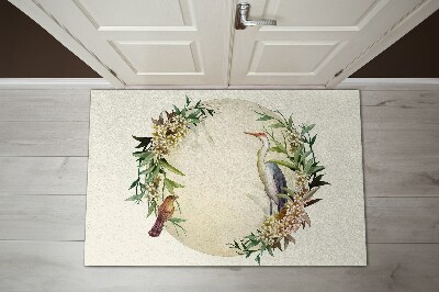 Doormat Composition flowers birds