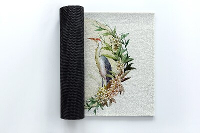 Doormat Composition flowers birds