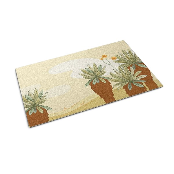 Door mat Palm trees