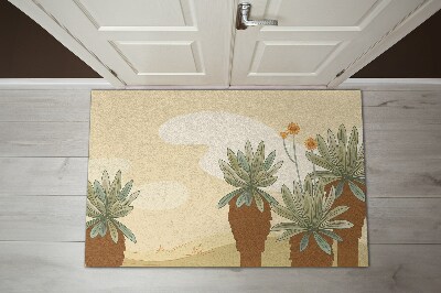 Door mat Palm trees