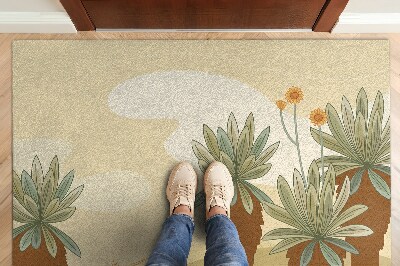 Door mat Palm trees