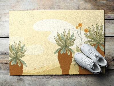 Door mat Palm trees