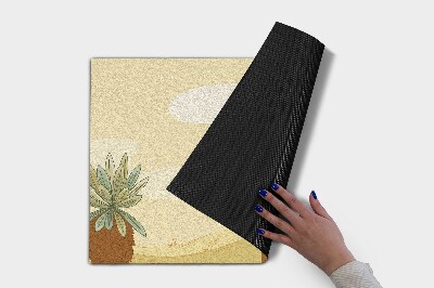 Door mat Palm trees