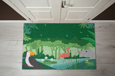 Door mat Exotic animals