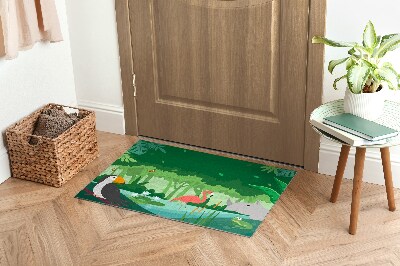 Door mat Exotic animals