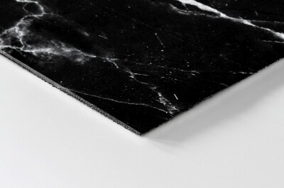 Door mat Black marble