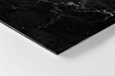 Door mat Black marble