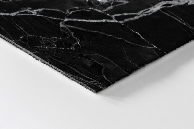 Door mat Black marble