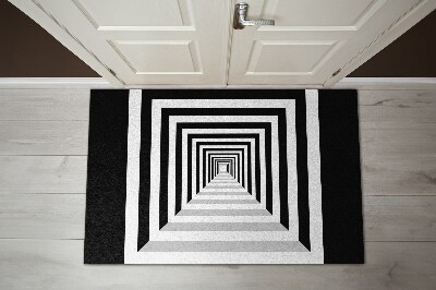 Indoor doormat 3d geometric tunnel