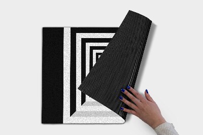 Indoor doormat 3d geometric tunnel