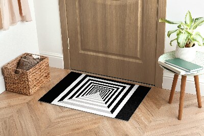 Indoor doormat 3d geometric tunnel