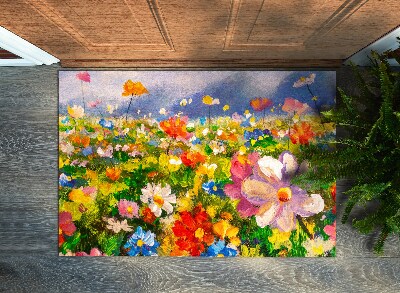 Indoor doormat Meadow flowers