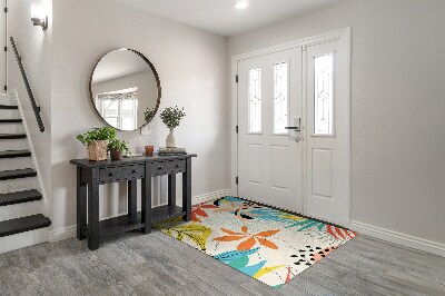 Indoor doormat Flowers leaves