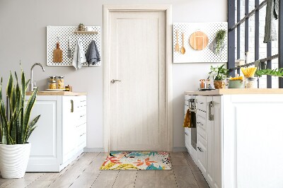 Indoor doormat Flowers leaves