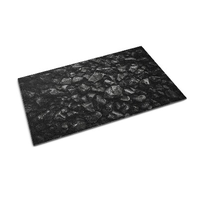 Entry mat Black stones