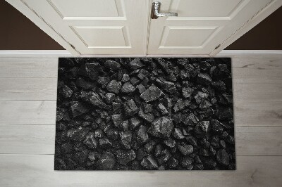 Entry mat Black stones