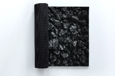 Entry mat Black stones