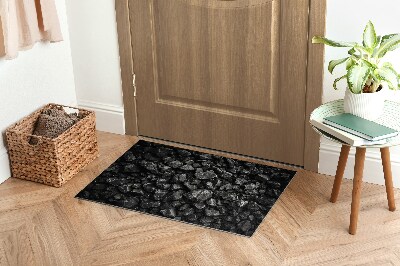 Entry mat Black stones