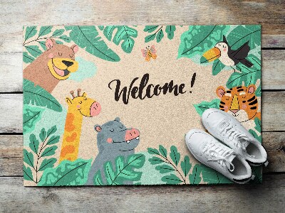 Entry mat Welcome