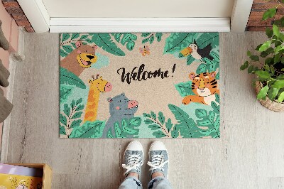 Entry mat Welcome