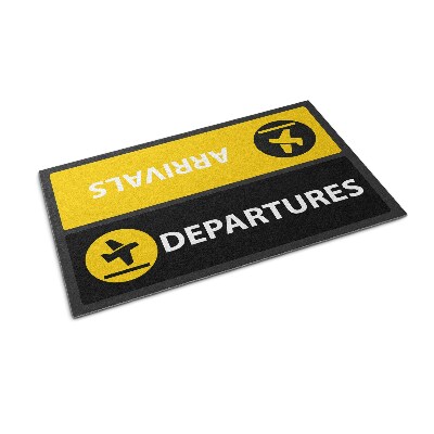Entry mat Arrivals departures