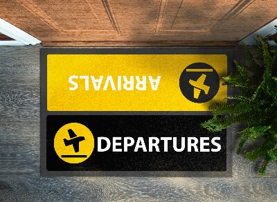 Entry mat Arrivals departures