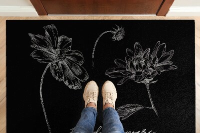 Entry mat Chamomile flower