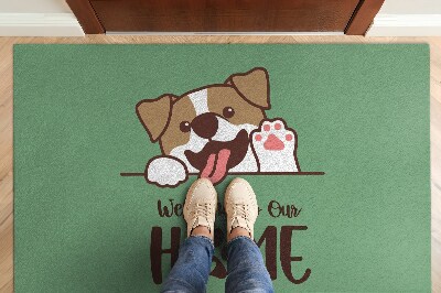 Entry mat Welcome to our home