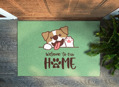 Entry mat Welcome to our home