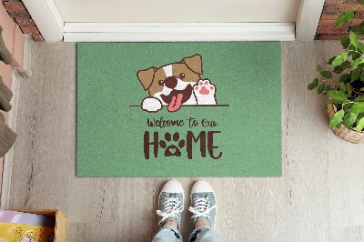 Entry mat Welcome to our home