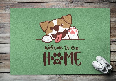 Entry mat Welcome to our home