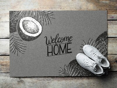 Entry mat Welcome home