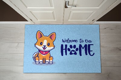 Entry mat Welcome to our home