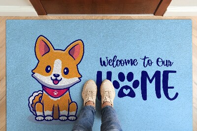 Entry mat Welcome to our home