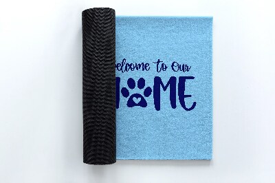 Entry mat Welcome to our home