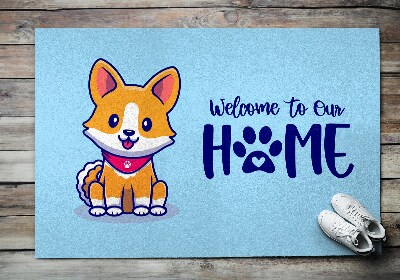 Entry mat Welcome to our home