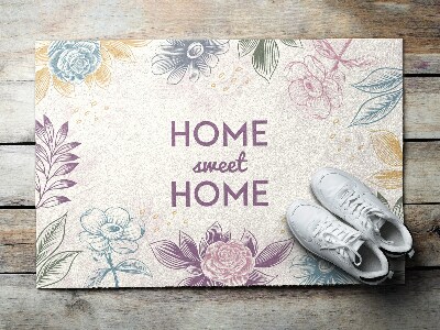 Entry mat Home sweet home