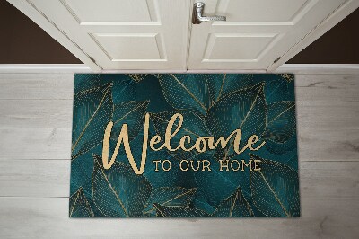 Door mat Welcome to our home