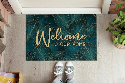 Door mat Welcome to our home