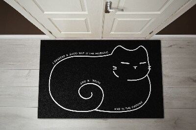 Door mat Cat loaf