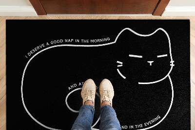 Door mat Cat loaf