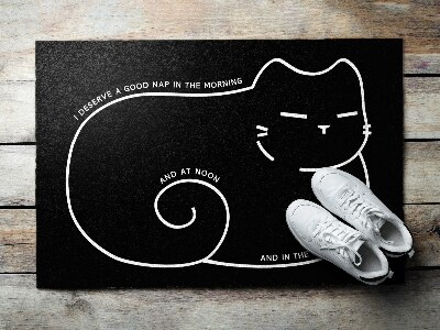 Door mat Cat loaf