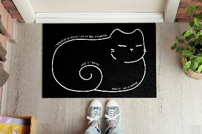 Door mat Cat loaf