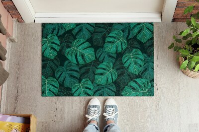 Door mat Monstera leaves